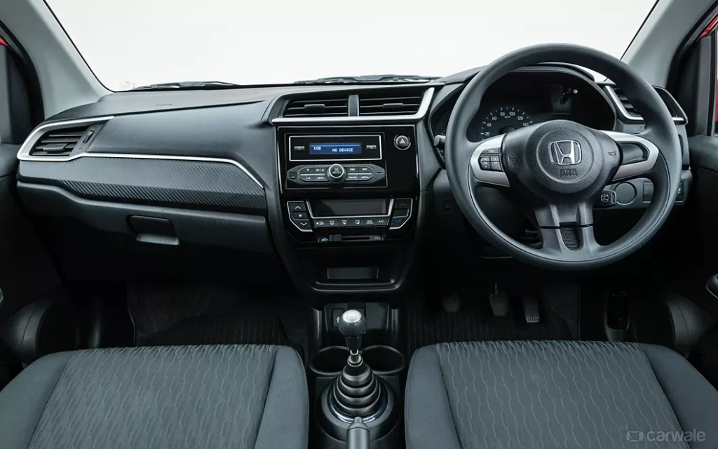 Honda Brio interior image budget gari